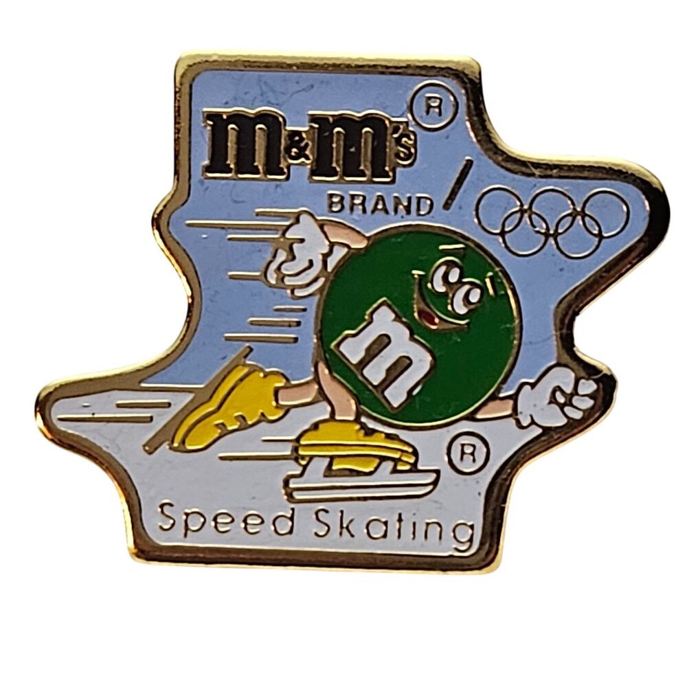 1991 Canadian Olympic Association M&M Speed Skating Pin 1992 Winter France